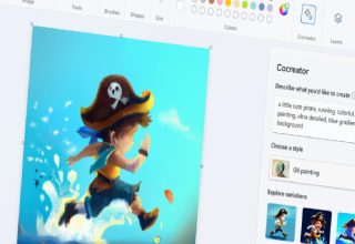 Microsoft Paint Yeni Güncelleme ile Yapay Zeka Özellikleri Kazanıyor