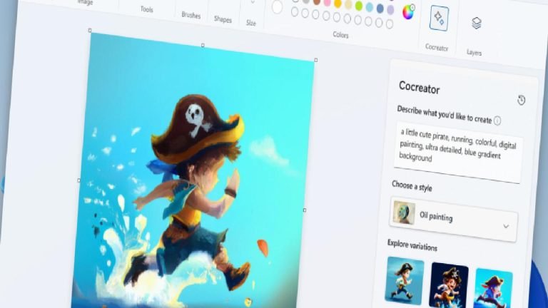 Microsoft Paint Yeni Güncelleme ile Yapay Zeka Özellikleri Kazanıyor